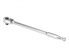 1/2”Sq Drive Pear-Head Ratchet Wrench with Flip Reverse