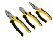 3pc Comfort Grip Pliers Set