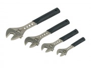 4pc Adjustable Wrench Set