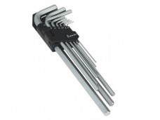 9pc Extra-Long Hex Key Set Metric