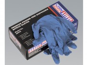 Premium Powder Free Disposable Nitrile Gloves - Medium Pack of 100