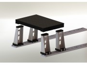 Leg For Modular Form Tables with Built-in Track Rollers