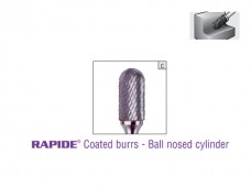 RAPIDE® Coated burrs - Ball nosed cylinder