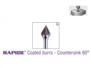 RAPIDE® Coated burrs - Countersink 60°
