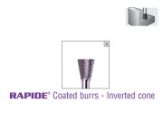 RAPIDE® Coated burrs - Inverted cone