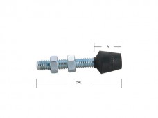 Flat Cushion Tip Bonded Neoprene Cap - Adjustable Spindle Assemblies